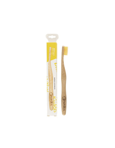 CEPILLO DENTAL BAMBU - AMARILLO