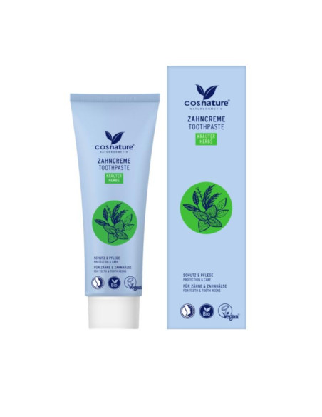 Dentífrico herbal con flúor Cosnature | NaturaBIO Cosmetics