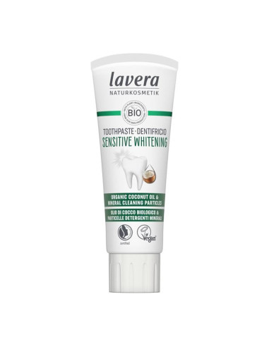 DENTIFRICO BLANQUEADOR SENSITIVE COCO & FLUOR LAVERA