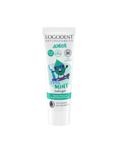 DENTIFRICO JUNIOR MENTA COOL MINT CON FLUOR LOGONA