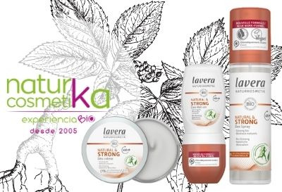 Nuevos desodorantes Natural Strong 48h+ de lavera